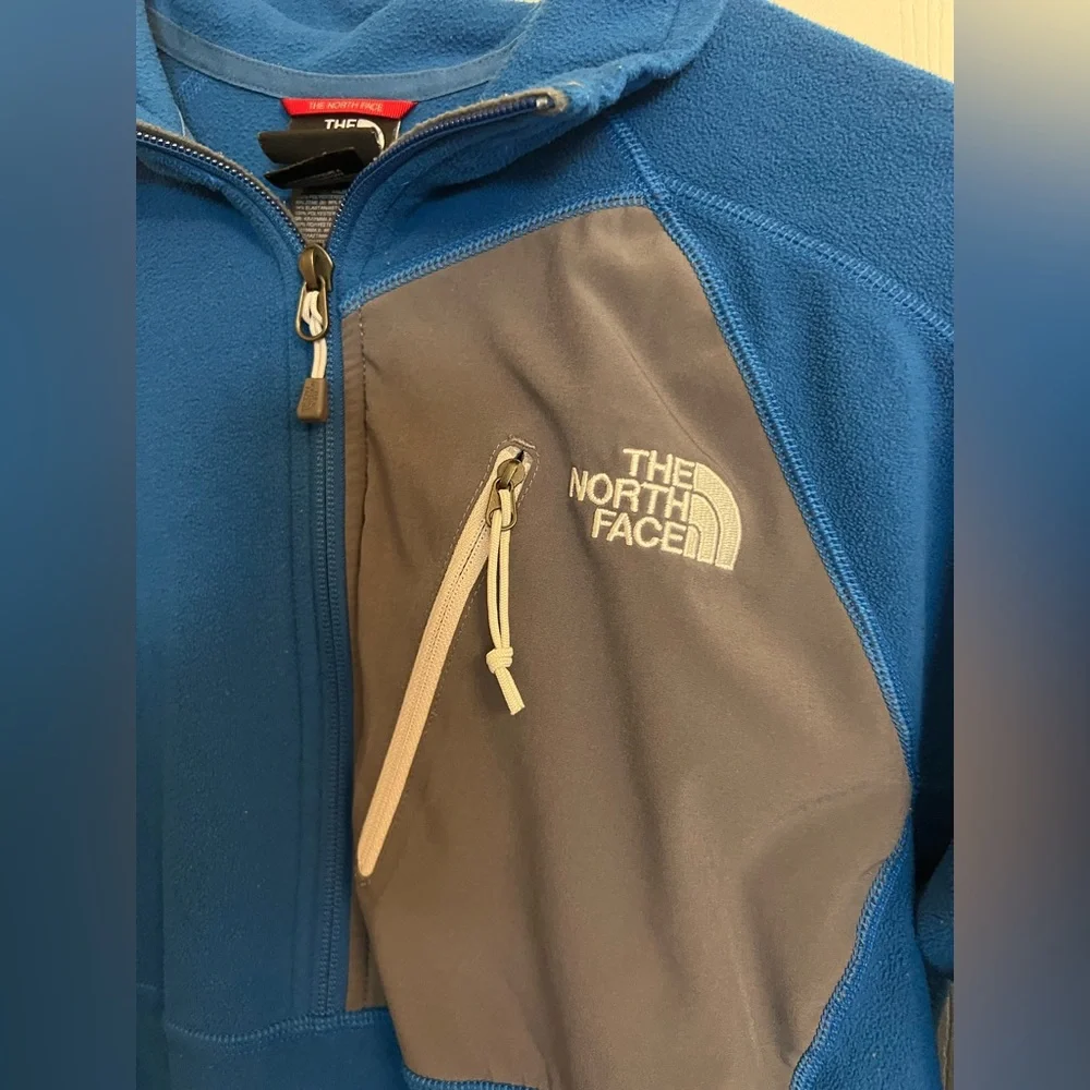 North face royal blue quarter zip pullover